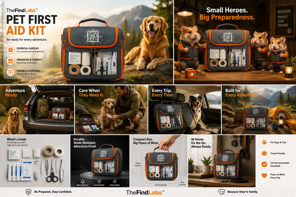 Vet-Designed Pet First-Aid Kit with Training Videos